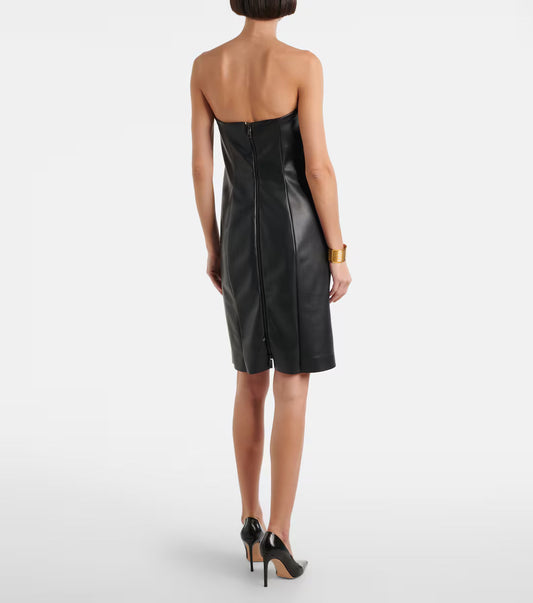 Sportmax Locarno Real Leather Minidress