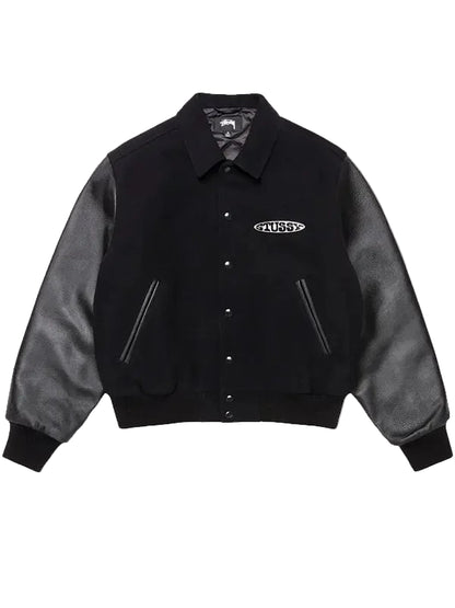 Stüssy Globe Varsity Jacket