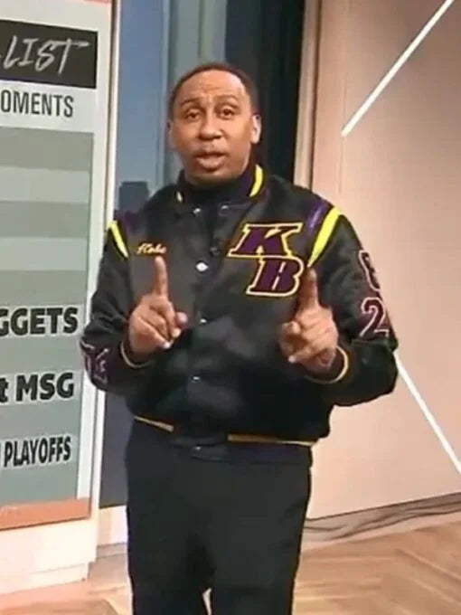 Stephen a Smith Kobe Bryant Varisty Bomber Jacket