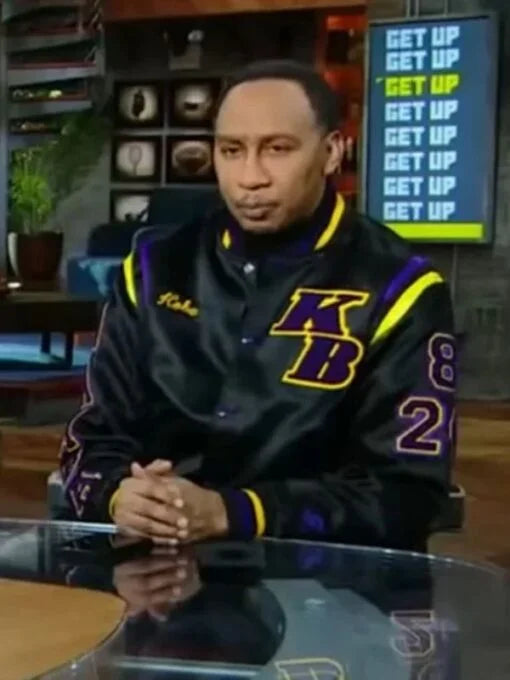 Stephen a Smith Kobe Bryant Varisty Bomber Jacket 3
