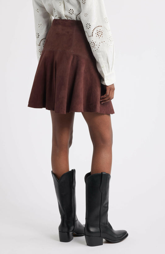 Suede Miniskirt Treasure & Bond