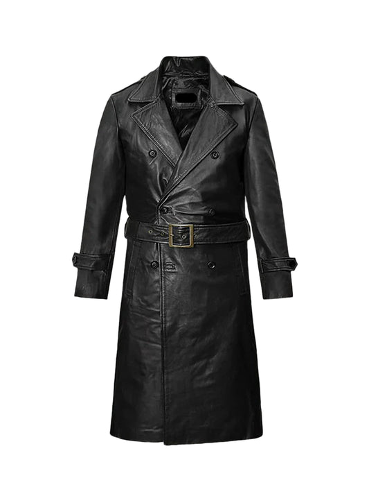 The Avengers Nick Fury Leather Trench Coat