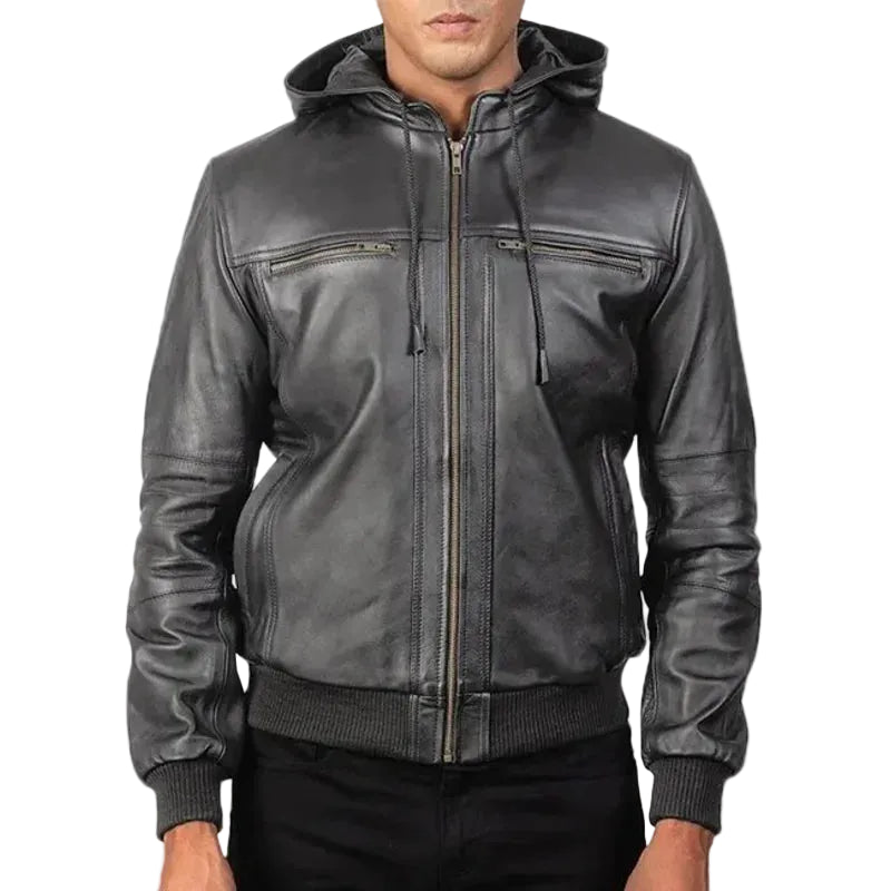 The Originals Diaries Joseph Morgan Hooded Leather Jacket