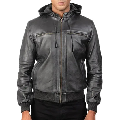 The Originals Diaries Joseph Morgan Hooded Leather Jacket