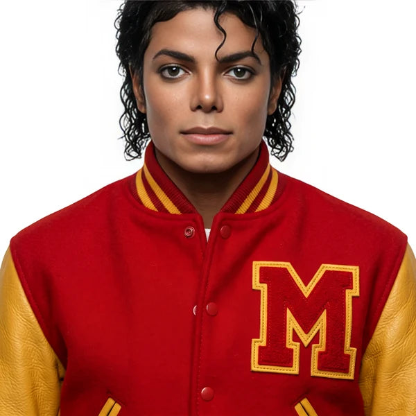 Michael Jackson Letterman bomber jacket