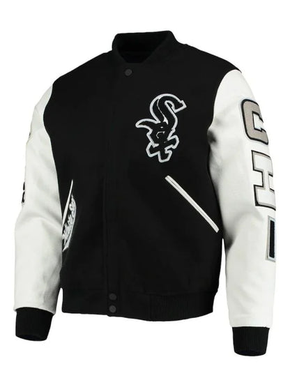 Chicago White Sox Letterman Black Jacket