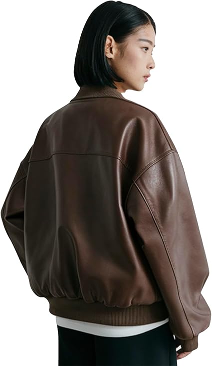 Women's Oversized Leather Jackets 