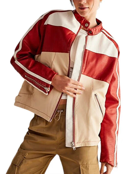 Women’s Ryder Sports Vegan Biker Jacket