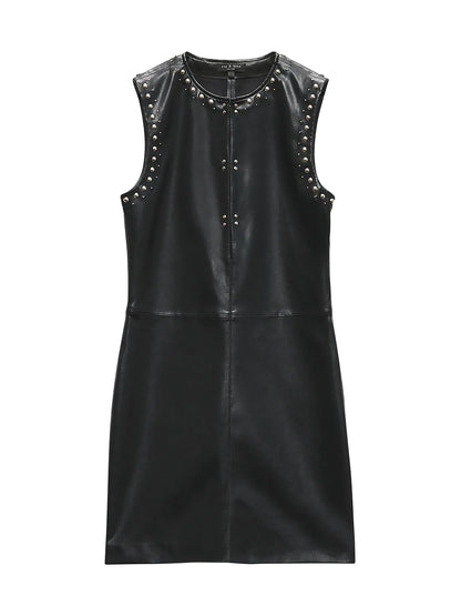 rag & bone  Brigette Leather Minidress